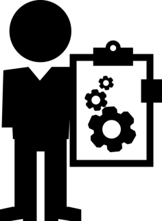 Professor With Clipboard Sticker Svg Vector, Free Vectors File